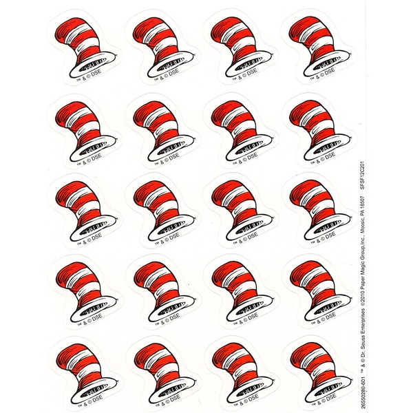 Eureka The Cat's Hat Stickers