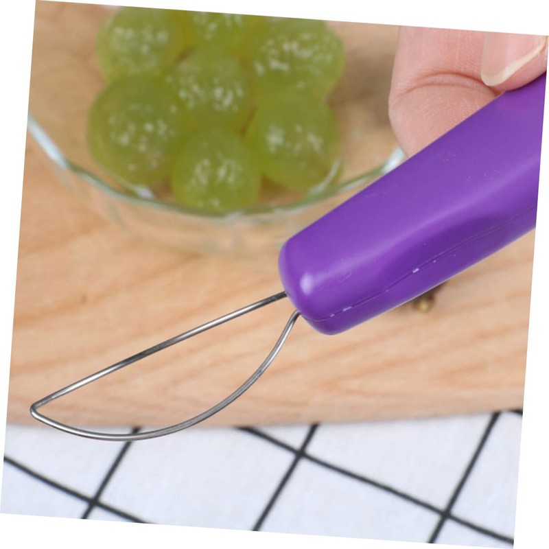 GRIRIW Fruit Peelers Set 2pcs Double-Headed Peeler for Grapes Peeling