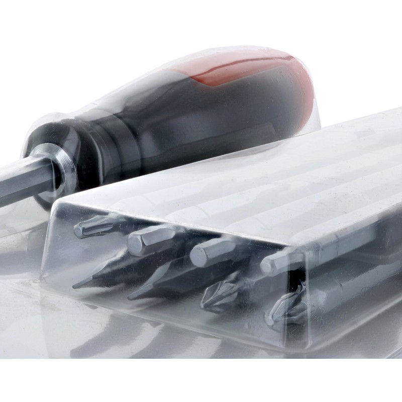 HDX 012319 4-1/2" Interchangeable Blade Screwdriver Set (9 Reversible Blades