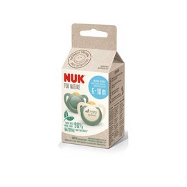 SUCCHIETTO NUK FOR NATURE LATEX 6-18 2PCS