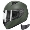GLX GX11 Compact Motorcycle Helmet - Camo, Large - Full