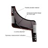 Precision Beard Styling Shaping Template Comb, Durable ABS Barber Tool