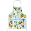 Elgate Bee Awesome Kitchen Apron For Cooking and Baking 100% Cotton Gift Souvenir Funny Novelty Apron