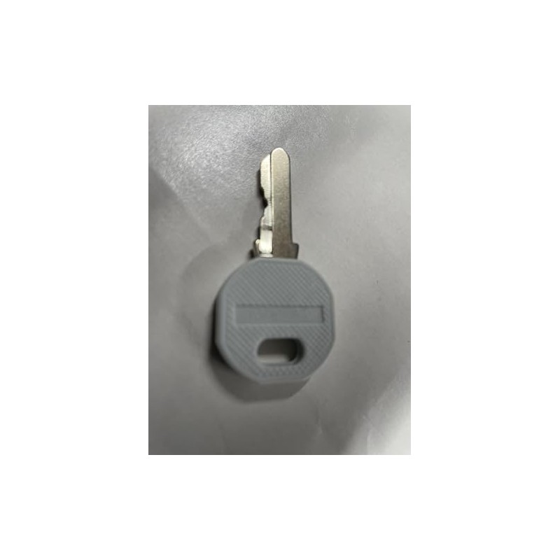 1x EMKA Key EK 333 Replacement Key in White for