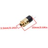 Surf turtle 3.5mm Female Stereo Panel Mount Jack Connector, 6Pcs