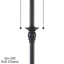 360 Lighting Dyna 58" High Black Floor Lamp Base