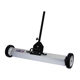 Grip 36" Magnetic Sweeper With Wheels & Release - 50 Pound Capacity - Extendable Handle 35-1/2" to 50" - Easy Cleanup of Workshop, Garage, Construction