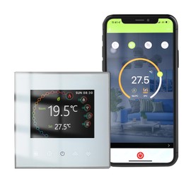 Decdeal google home compatible thermostat wireless thermostat smart thermostats Home automation thermostat smart thermostat for home remote control thermostat programmable thermostat alexa compatible