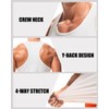 AIMPACT Mens Workout Tank Tops Dry Fit Gym Sleeveless Y-Back