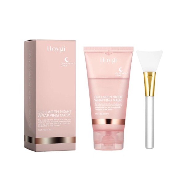 HOYGI Night Collagen Wrapping Mask Rejuvenation Moisturizing Brightening Korean Face