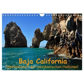 Baja California - Impressions of the Mexican Peninsula (Wall Calendar 2026 DIN A4 Landscape), CALVENDO Monthly Calendar: Whales and Cacti Determine the Gulf of California (CALVENDO Nature)