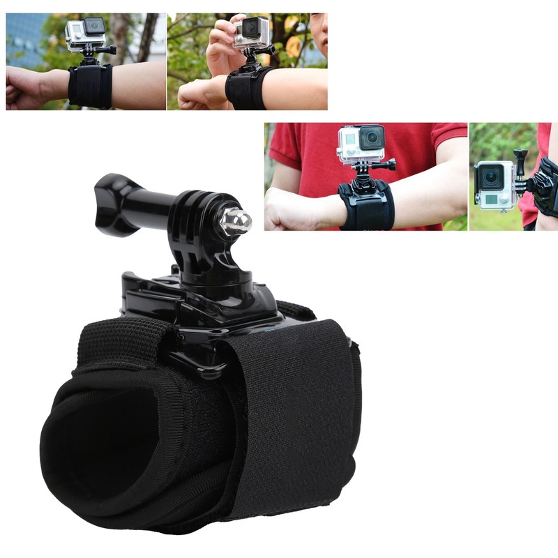 TELESIN 360° Rotary Wrist Strap Arm Hand Strap Belt Mount