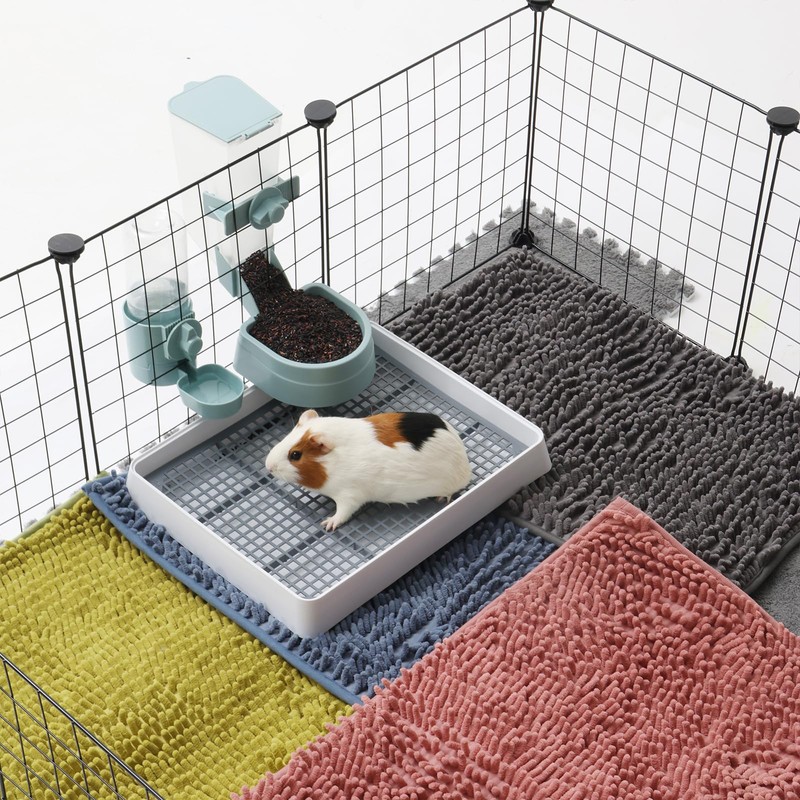 Oncpcare 4 Pack Rabbit Washable Pee Pads Reusable Guinea Pig