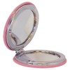 Enthoozies Beach Vibes Pink Laser Engraved Leatherette Compact Mirror -