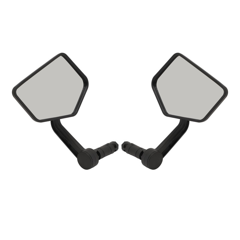 Bar End Bike Mirror Handlebar Mount Rearview 360 Degree Rotatable