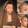 CHEETAHBEAUTY #4/27 Ombre Highlight Deep Wave 13X6 HD Transparent Lace