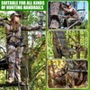 3PCS Non-Slip Camo Tree Stand Rail Pads, Treestand Shooting Rail