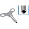 TAURISH Nickel Plated Solid Brass Made Key for Clock Winding