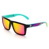 Heat Wave Visual XL Vise Polarized Aqua Splash Custom Sunglasses