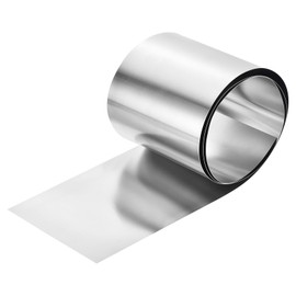 sourcing map 1 Pcs Pure Nickel Sheet, 99.6% Pure Nickel Plate Nickel Strip 0.004"x3.94"x39.4"(0.1x100x1000mm) Nickel Anode for Electroplating Scientific Lab Industry DIY Craft