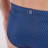 HOM Men's Morny Swimming Trunks Swim Briefs, Micro motif navy