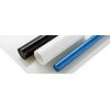 HDPE High Density Polyethylene Round Rod, Translucent White 15mm Diameter