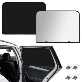 Beibeijia Pack of 2 Sun Protection Car Baby Sun Protection Car Side Window with UV Protection, Magnetic Car Curtain, Car Shades, for Protects Children, Adults and Pets Car Blackout Window