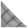 King & Priory Light Grey & Dark Grey Check Pocket