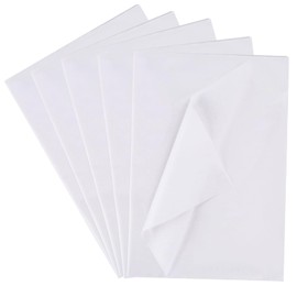 100 fogli di carta velina bianca, 30 x 40 cm, per confezioni regalo, fiori, decorazione bouquet