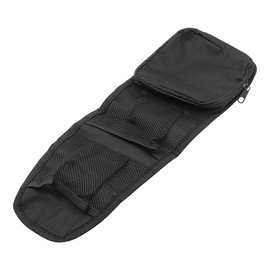 ZONADAH Car Seat Side Hanging Bag, Black Car Seat Storage Bag, Mesh Bag with Multiple Pockets, Small Object Storage for Phone, Wallet, Glasses, for Car, SUV, Truck
