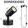 SUNVIE 2 Pack LED 120V SpotLights Indoor, 3W Up Lights