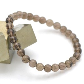 Miracles Minéraux 6 mm Round Beads, Bracelet, Natural Stone, French Craftsmanship Over 60 Choices, Quartz