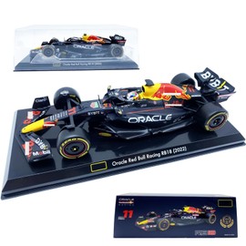 HTLNUZD Bburago 1/24 2023 Nuevo F1 RB18#11Perez Racing compatible con Red Bull 1:24 aleación estática modelo de molde de regalo