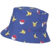 Difuzed Men's Pika & Pokeball All-Over Floppy Hat, Blue, One