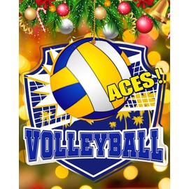 Volleyball Ornament Volleyball Gifts for Teen Girls Players Birthday Christmas Tree Decorations Keepsake