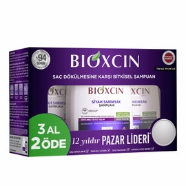Bioxcin 3 Pack Anti Hair Loss Black Garlic Shampoo
