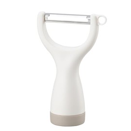 Akebono Sangyo Peeler for Everyday Use, Standing Peeler, Gray, Made in Japan