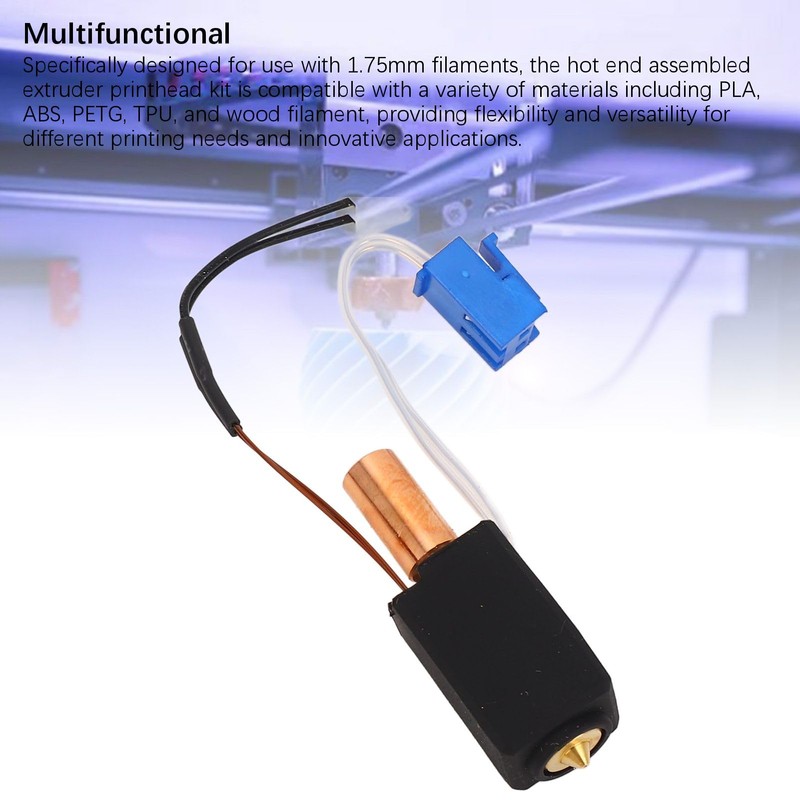 3D Printer Extruder Hotend Assembly Kit Hot End Assembled Extruder
