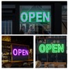 Thirdpolite Pink/Green LED Open Sign for Business 30x10 inch, Ultra