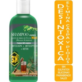 Shampoo Árbol De Té Con Miel Détox 500ml Vivonatural  3h                                                                                              