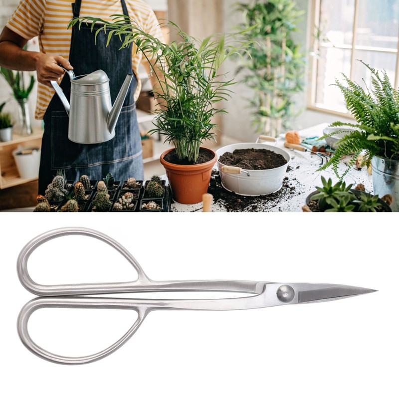 210mm Plant Shears Bud Trimming Scissors Stainless Steel Bonsai Scissors