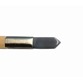 Natural Stone Agate Burnisher. J2309 (Shape A: Straight Blade Short)