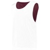 Augusta Sportswear Youth Mesh Reversible Pinnie L Maroon/White