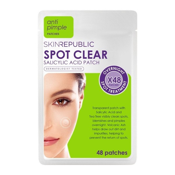 Skin Republic Spot Clear Salicylic Acid Anti Pimple Patches X 48