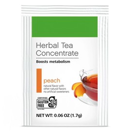 Herbal Tea Certified Gluten-Free, Low Calorie, 30 Packets-0.06 Oz (1.7 g) (Peach)