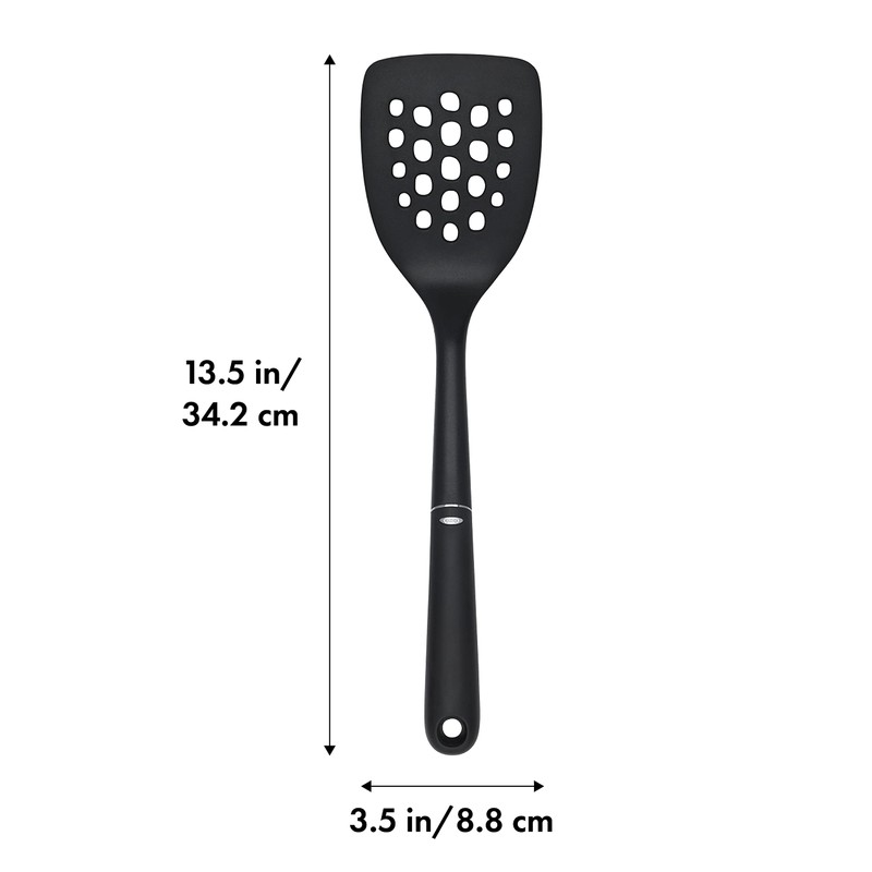 OXO GG 1190300BK Nylon Square Turner, Black