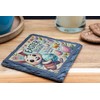 Easter Egg-citing Adventures Bunny and Eggs Slate Coaster (slco-kf25-easterawaitshg)