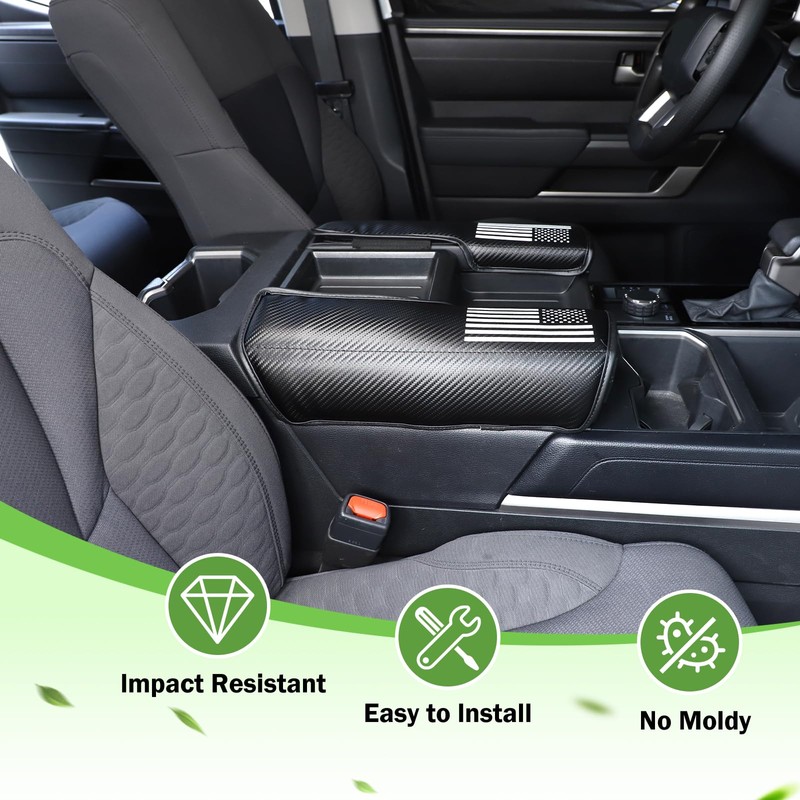 Center Console Armrest Cover Protector Pad Compatible with Toyota Tundra