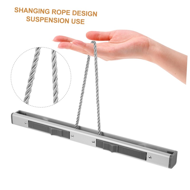 Operitacx 2 Sets Quality Aluminium Alloy Artwork Frame Poster Hanger