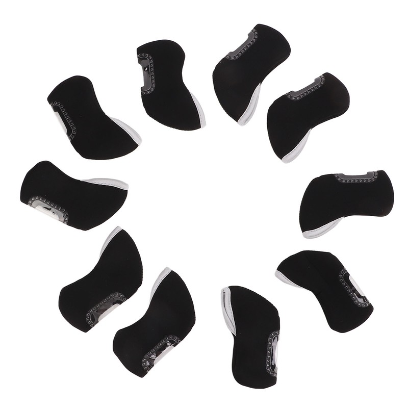 10 PCS Golf Iron Head Covers Golf Club Head Protective